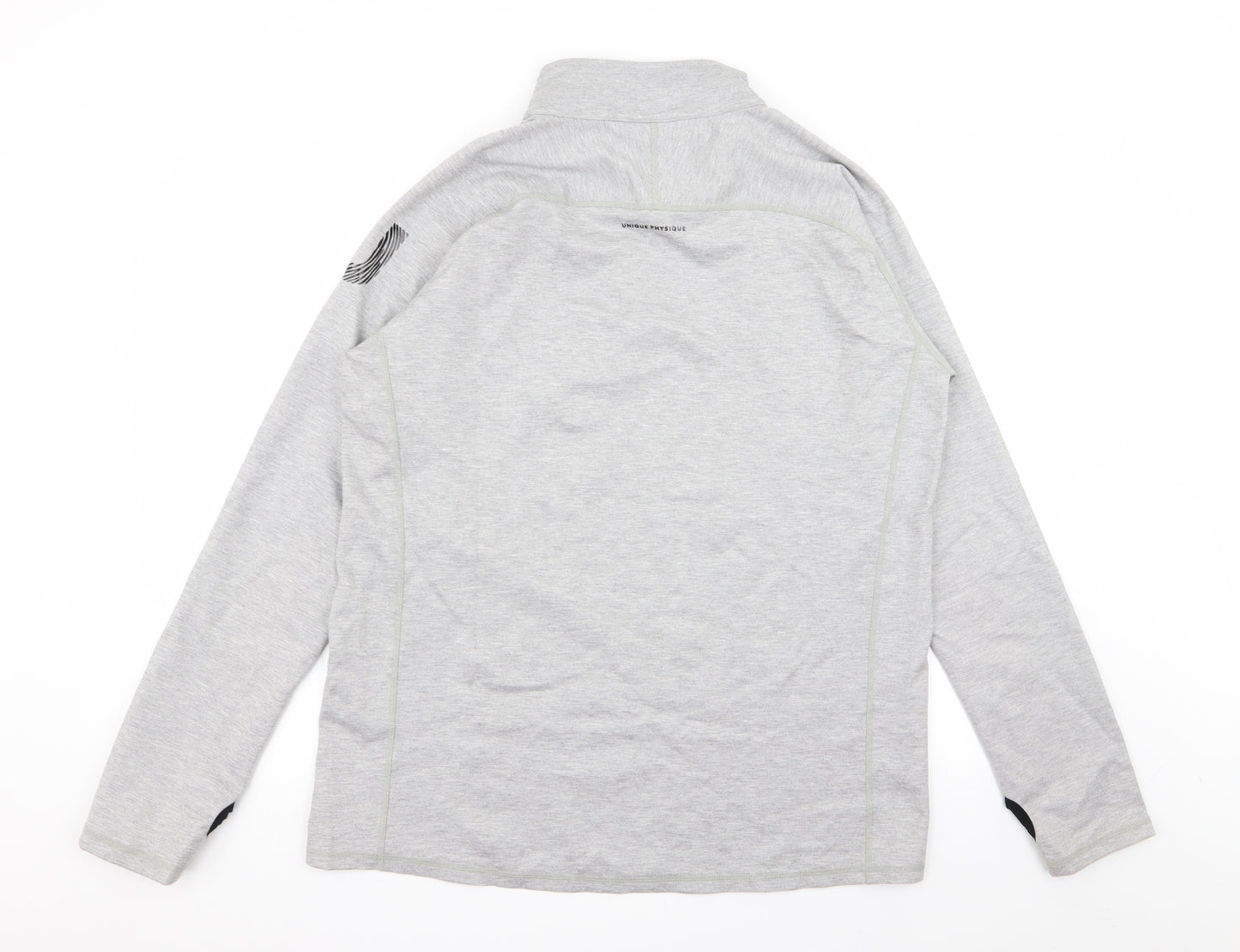 unique physiqie Mens Grey   Pullover Jumper Size L