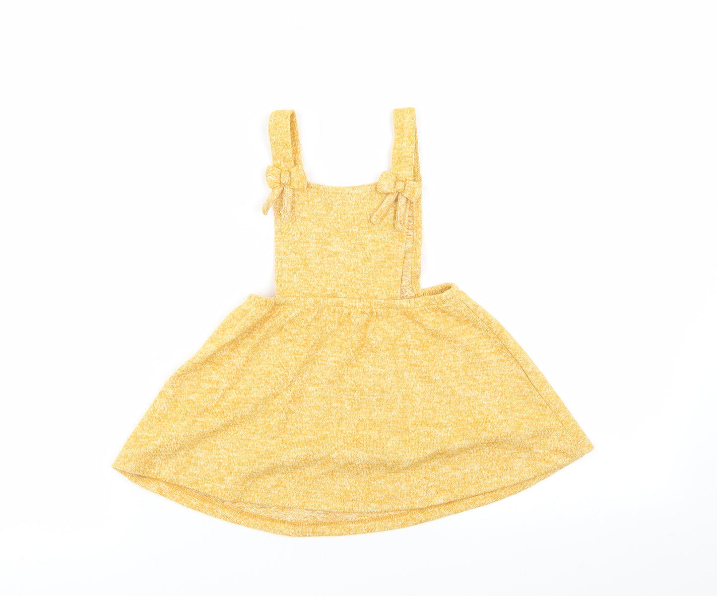 Matalan Girls Yellow   Fit & Flare  Size 9-12 Months