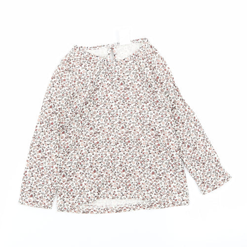 H&M Girls Multicoloured Floral  Basic T-Shirt Size 12 Months