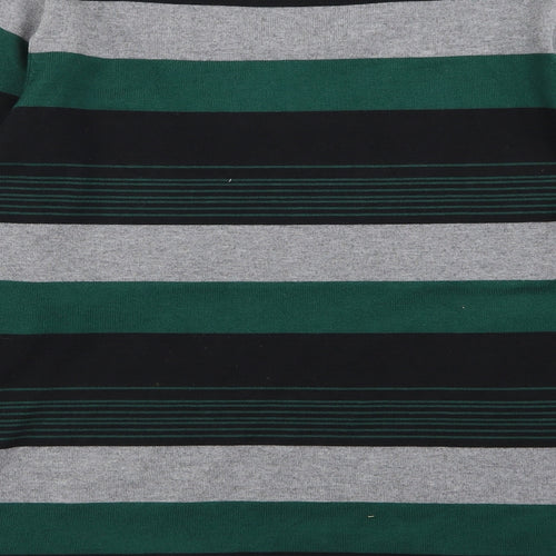 chianti Mens Multicoloured Striped  Pullover Jumper Size L