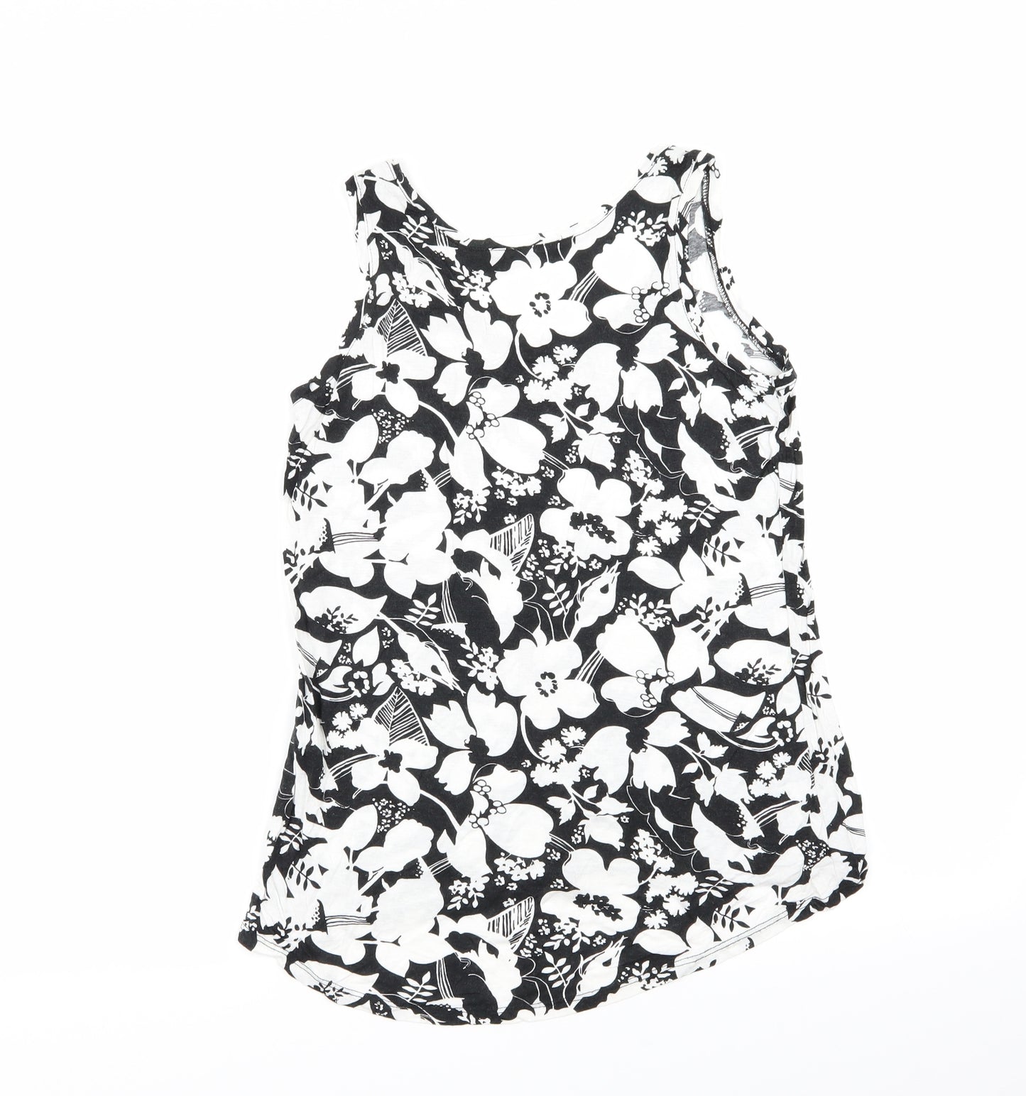 Asda George Womens Multicoloured Floral  Basic Tank Size 8