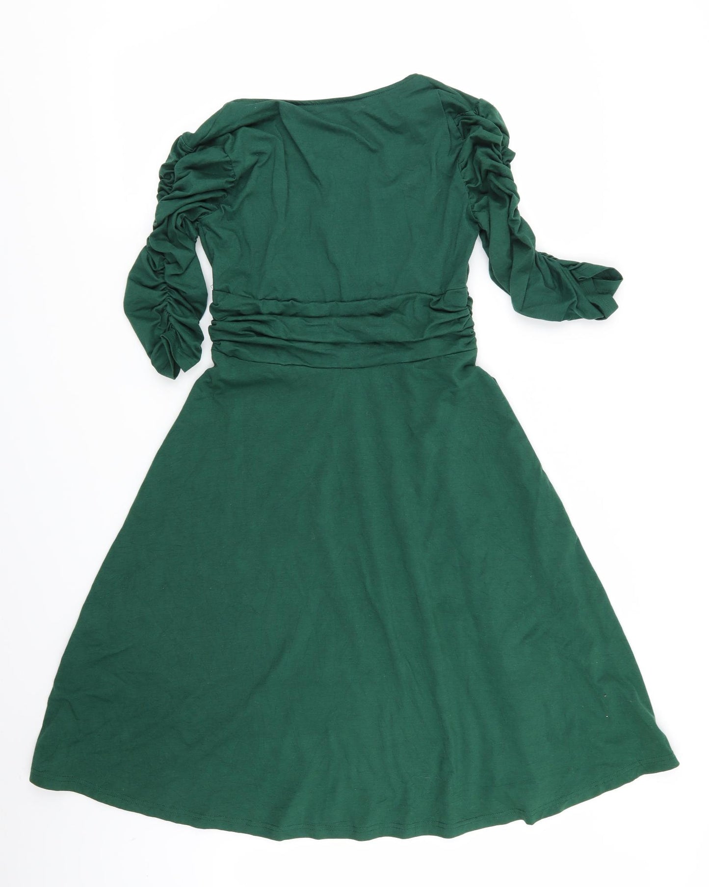 aamikast Womens Green   Fit & Flare  Size L