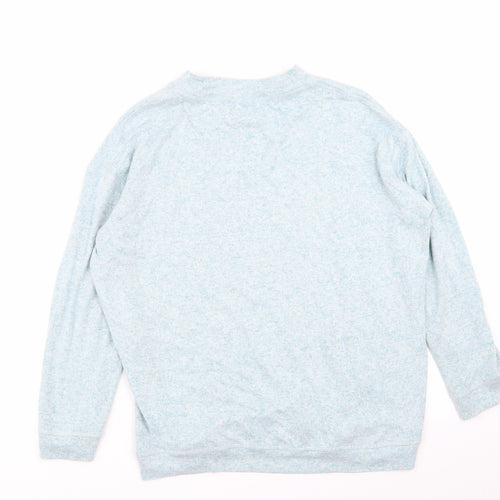 M&S Womens Blue   Basic T-Shirt Size 10