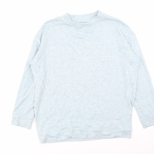 M&S Womens Blue   Basic T-Shirt Size 10