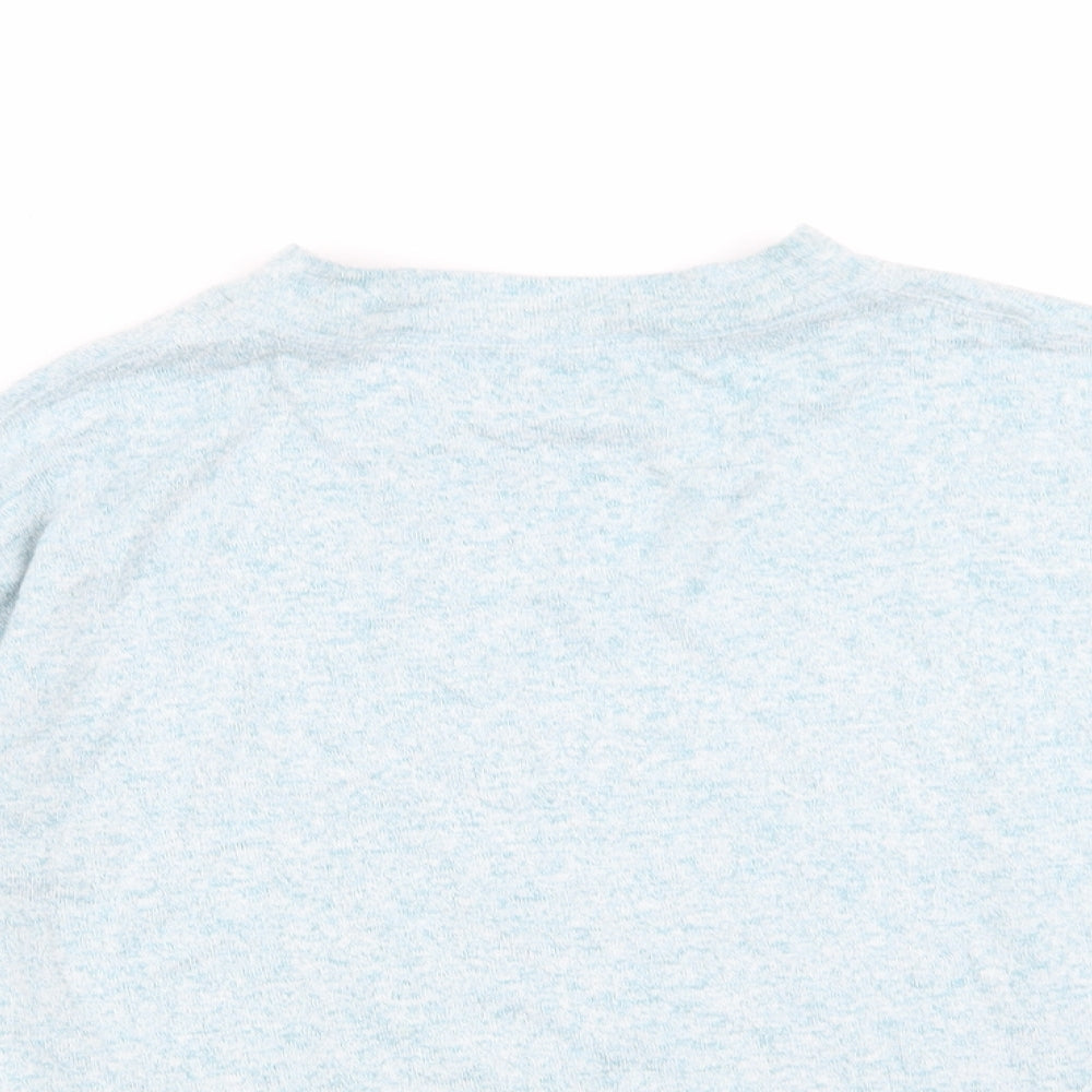 M&S Womens Blue   Basic T-Shirt Size 10