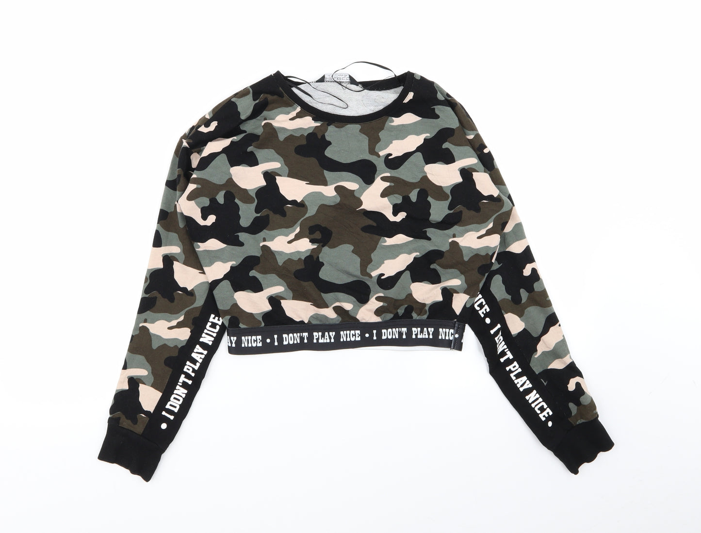 Select Womens Multicoloured Camouflage   Jumper Size 6