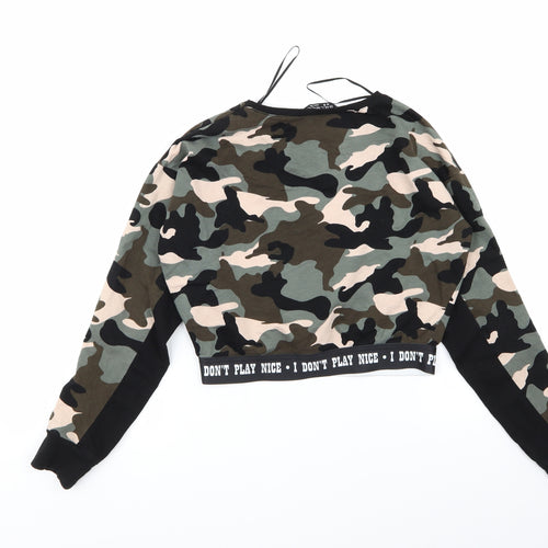 Select Womens Multicoloured Camouflage   Jumper Size 6
