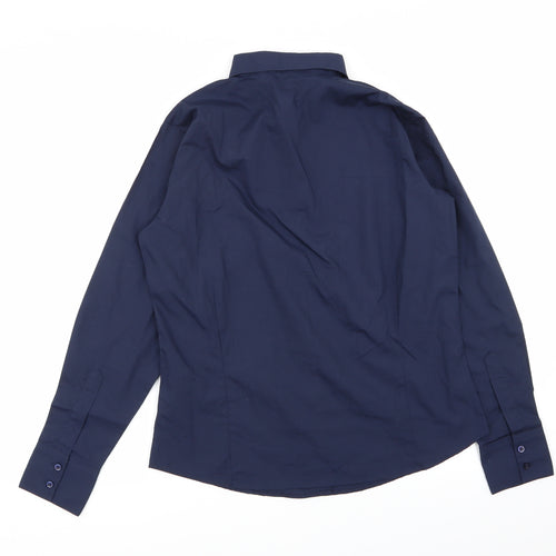 Premier Womens Blue   Basic Button-Up Size 12
