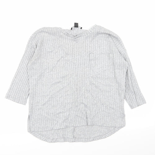 Primark Womens Grey   Basic T-Shirt Size 4
