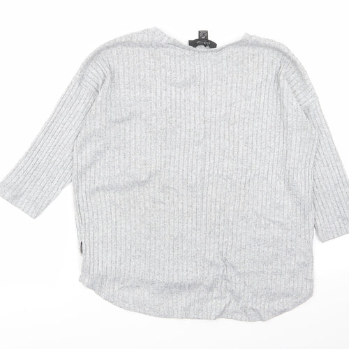 Primark Womens Grey   Basic T-Shirt Size 4