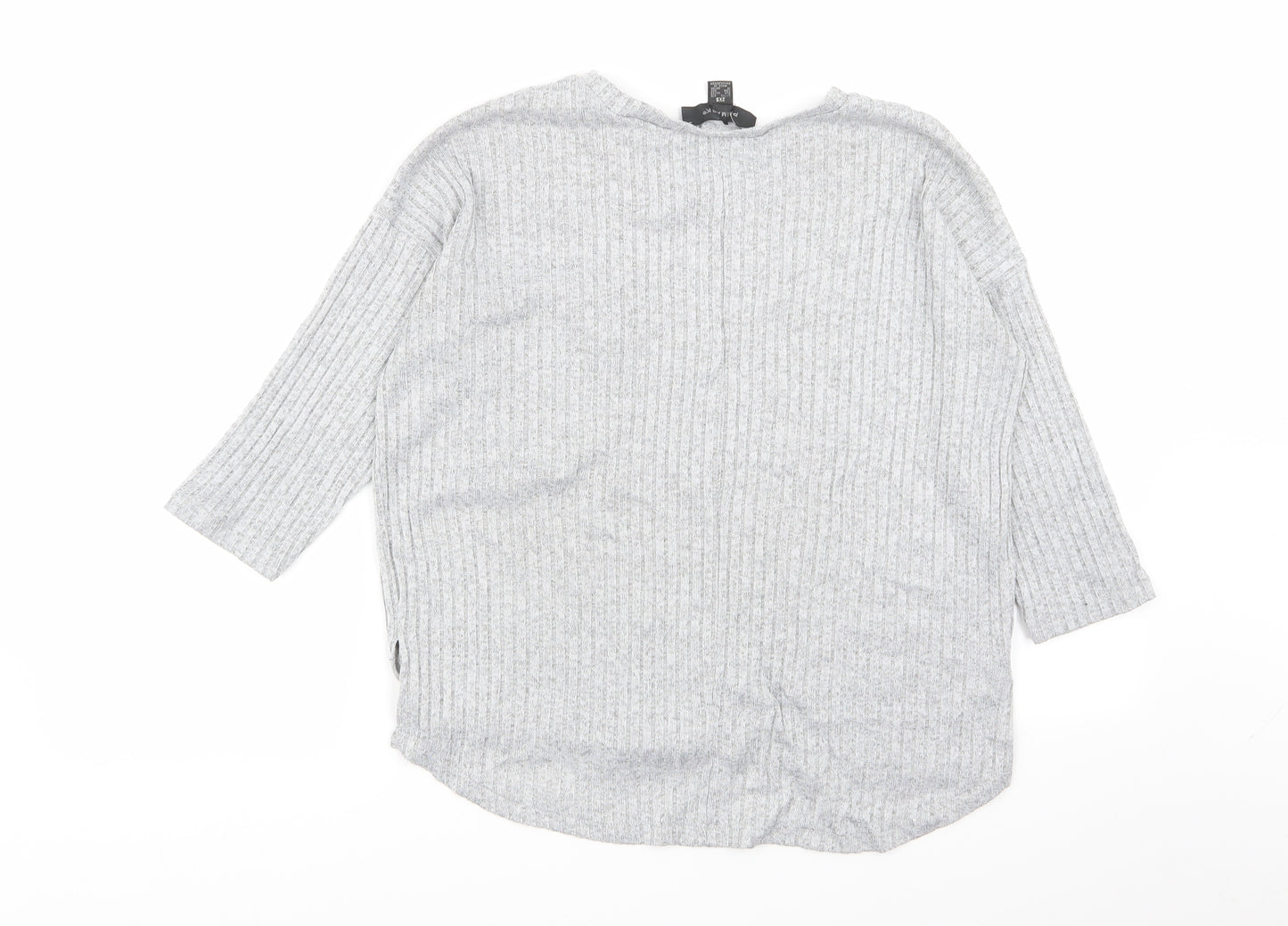 Primark Womens Grey   Basic T-Shirt Size 4