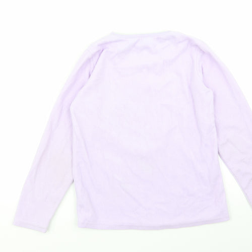 Primark Girls Purple Solid  Top Pyjama Top Size 10-11 Years