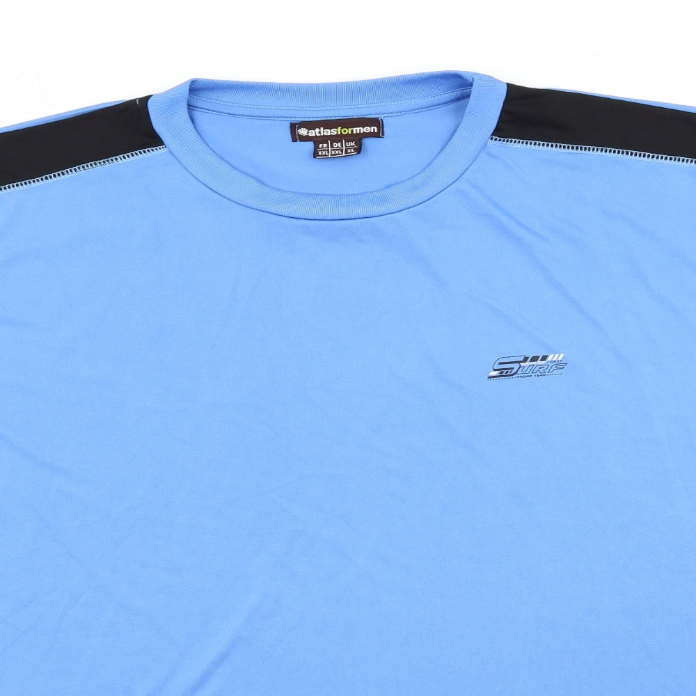 atlasformen Mens Blue    T-Shirt Size XL