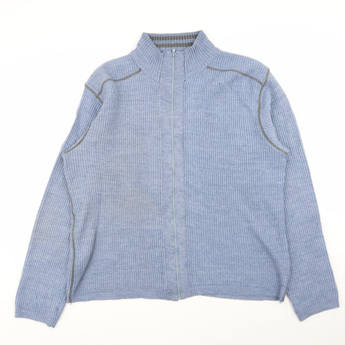 southbay Mens Blue   Full Zip Jumper Size XL