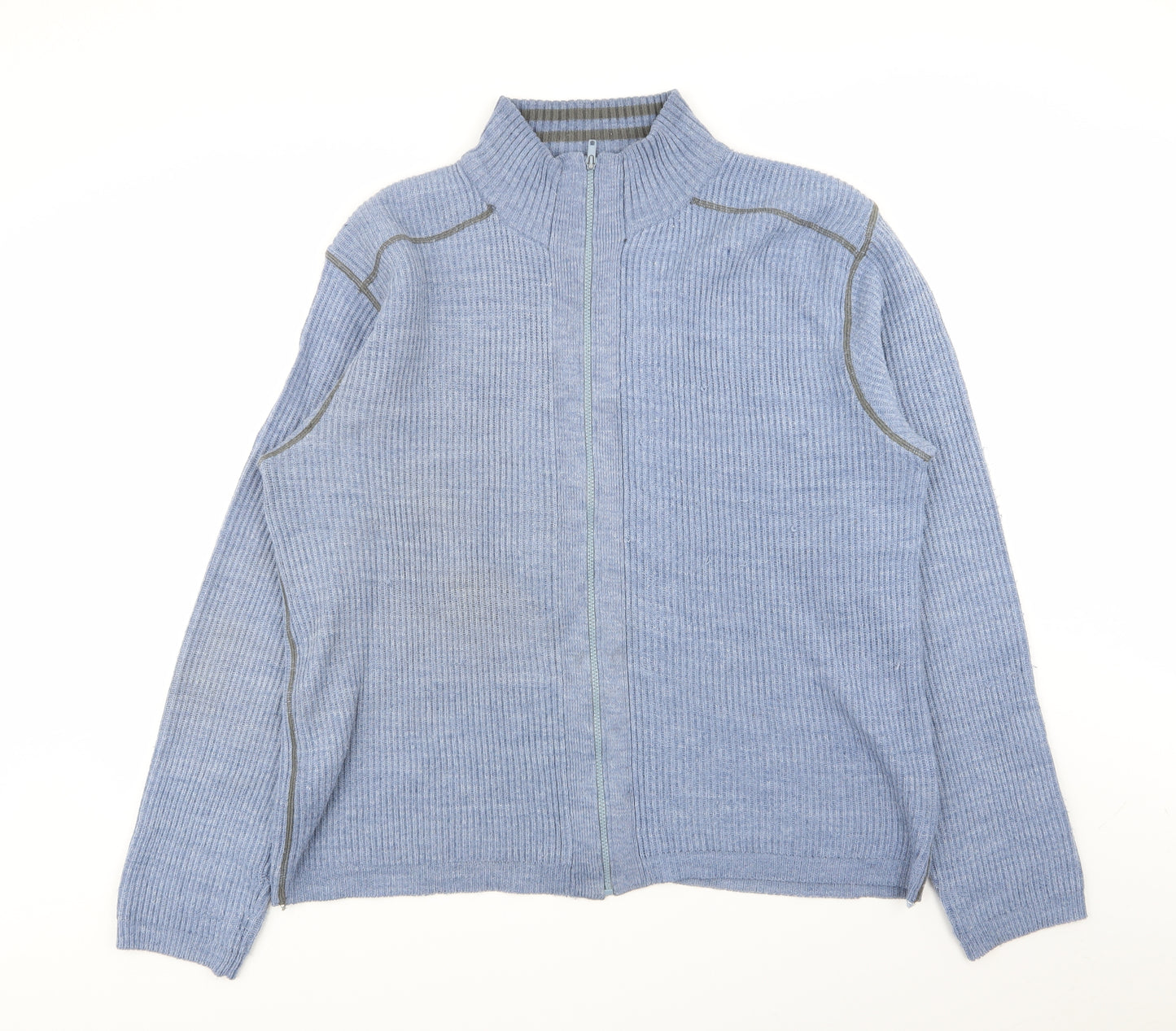 southbay Mens Blue   Full Zip Jumper Size XL