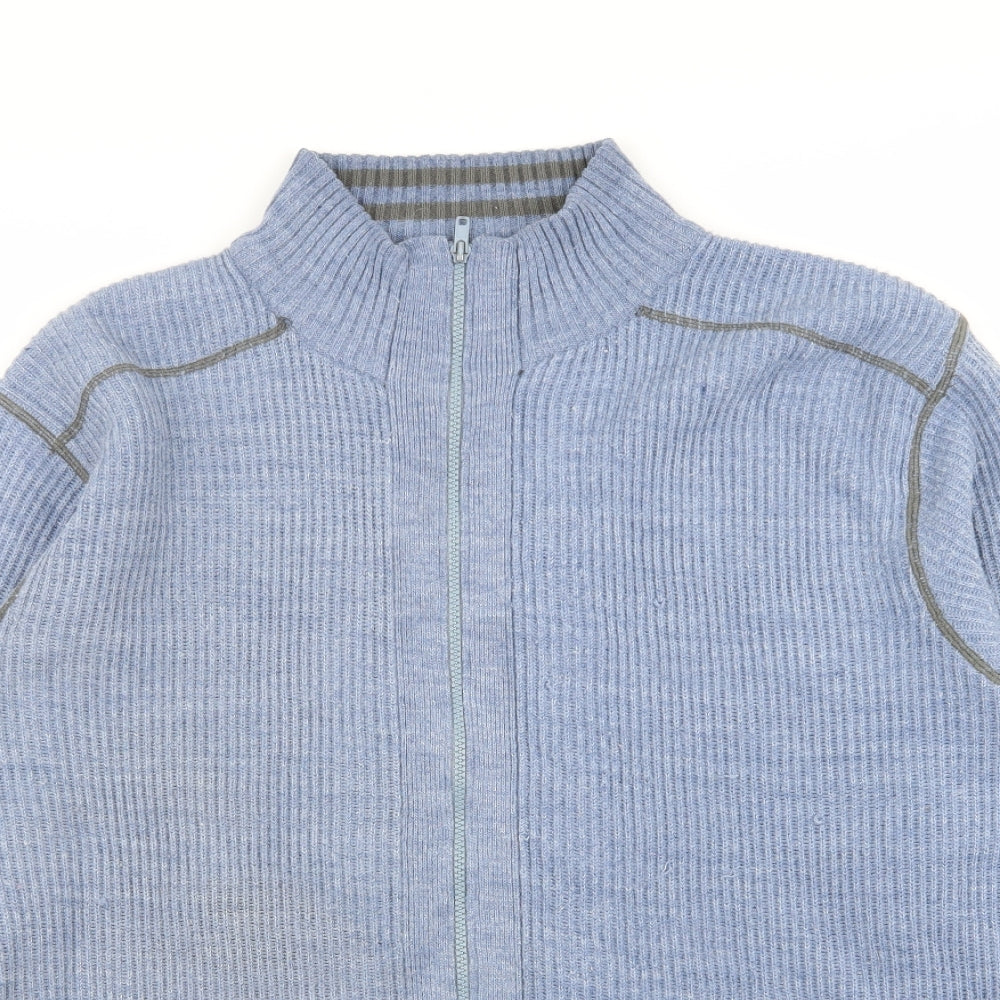 southbay Mens Blue   Full Zip Jumper Size XL