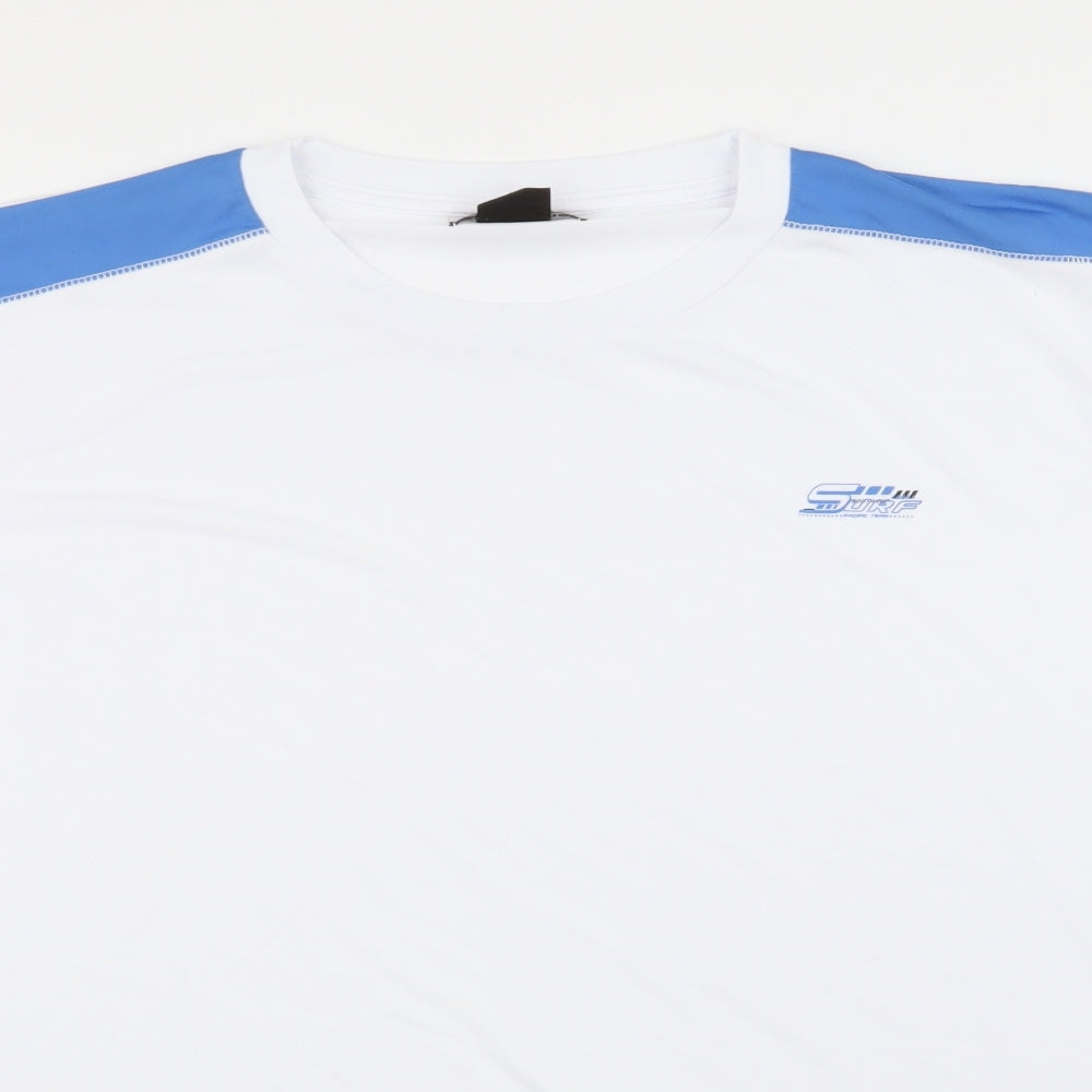 atlasformen Mens White    T-Shirt Size XL