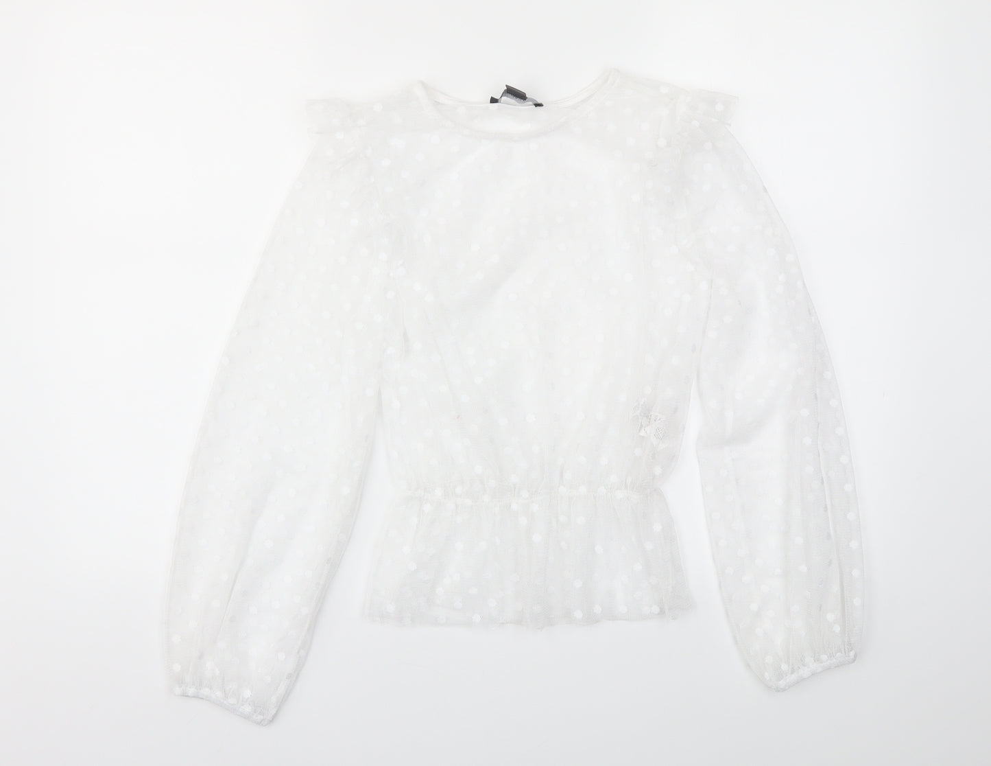 Primark Womens White   Basic T-Shirt Size XS