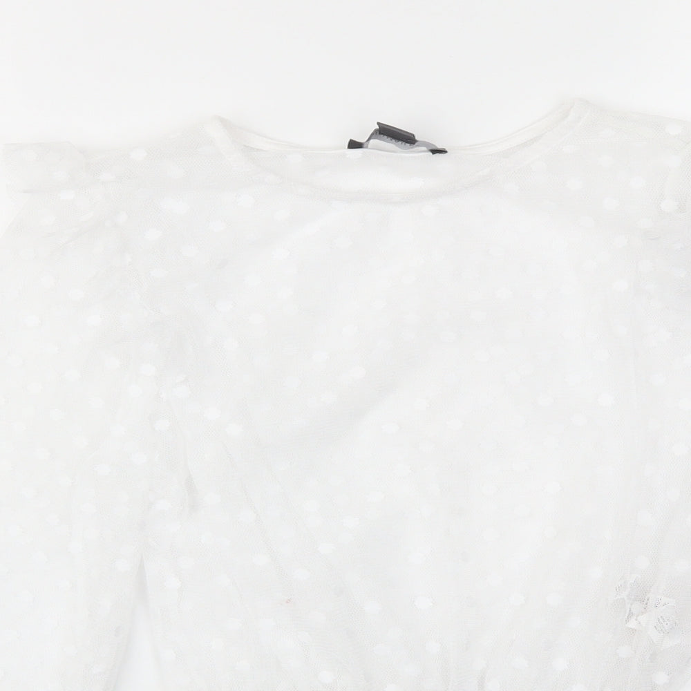 Primark Womens White   Basic T-Shirt Size XS