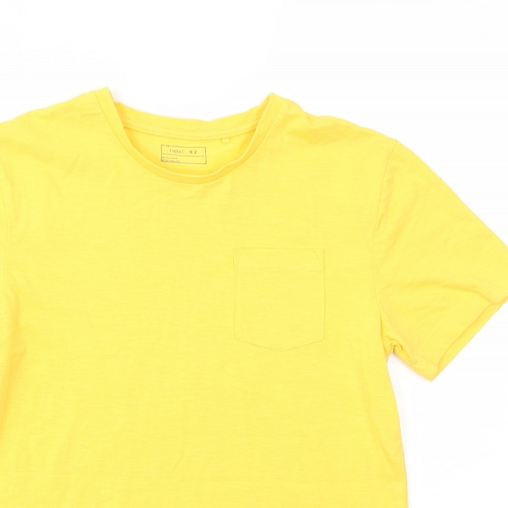 NEXT Boys Yellow   Basic T-Shirt Size 14 Years