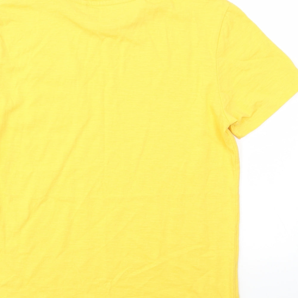 NEXT Boys Yellow   Basic T-Shirt Size 14 Years