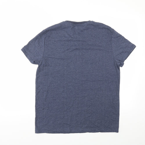 The Spitalfields Shirt Co Mens Blue    T-Shirt Size L
