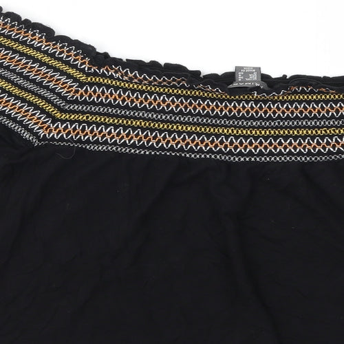 Primark Womens Black   Basic T-Shirt Size 8