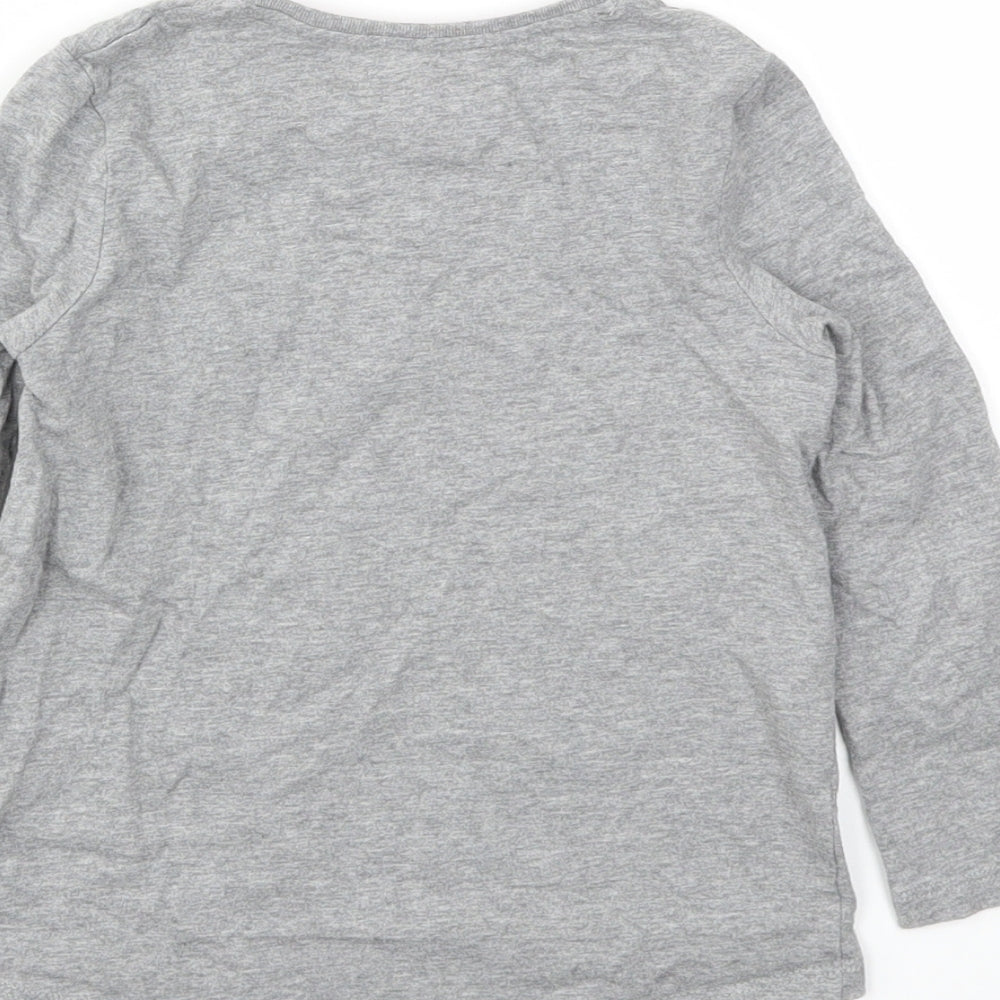 F&F Girls Grey   Basic T-Shirt Size 3-4 Years