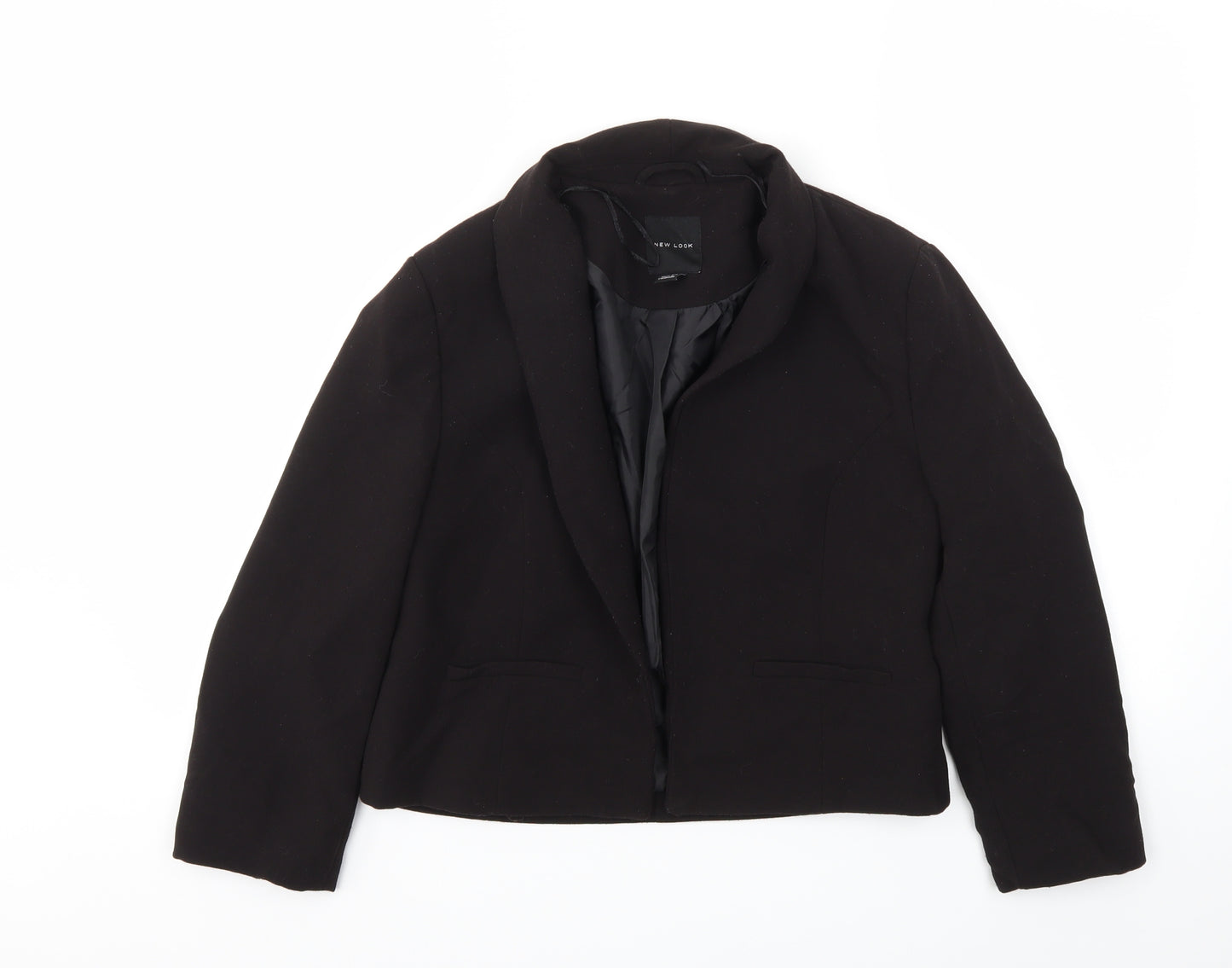 New Look Womens Black   Jacket Blazer Size 12
