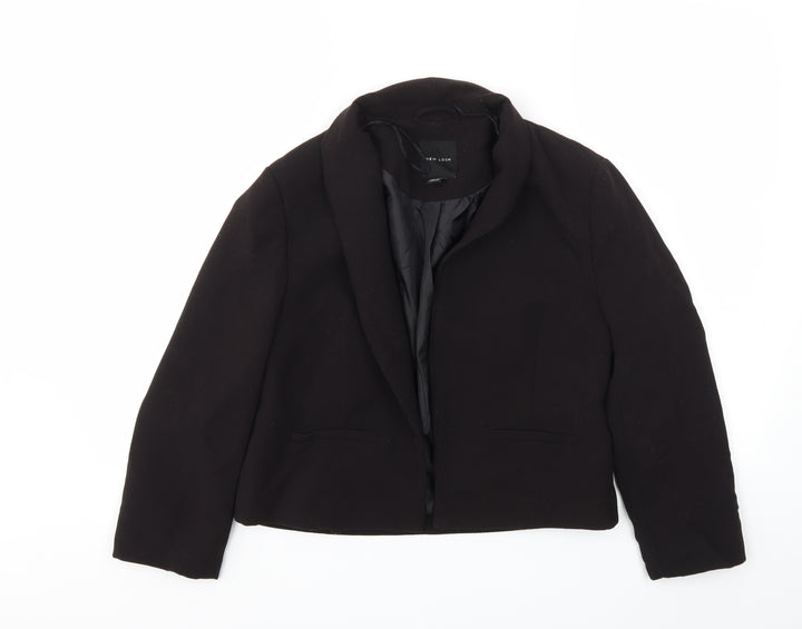 New Look Womens Black   Jacket Blazer Size 12