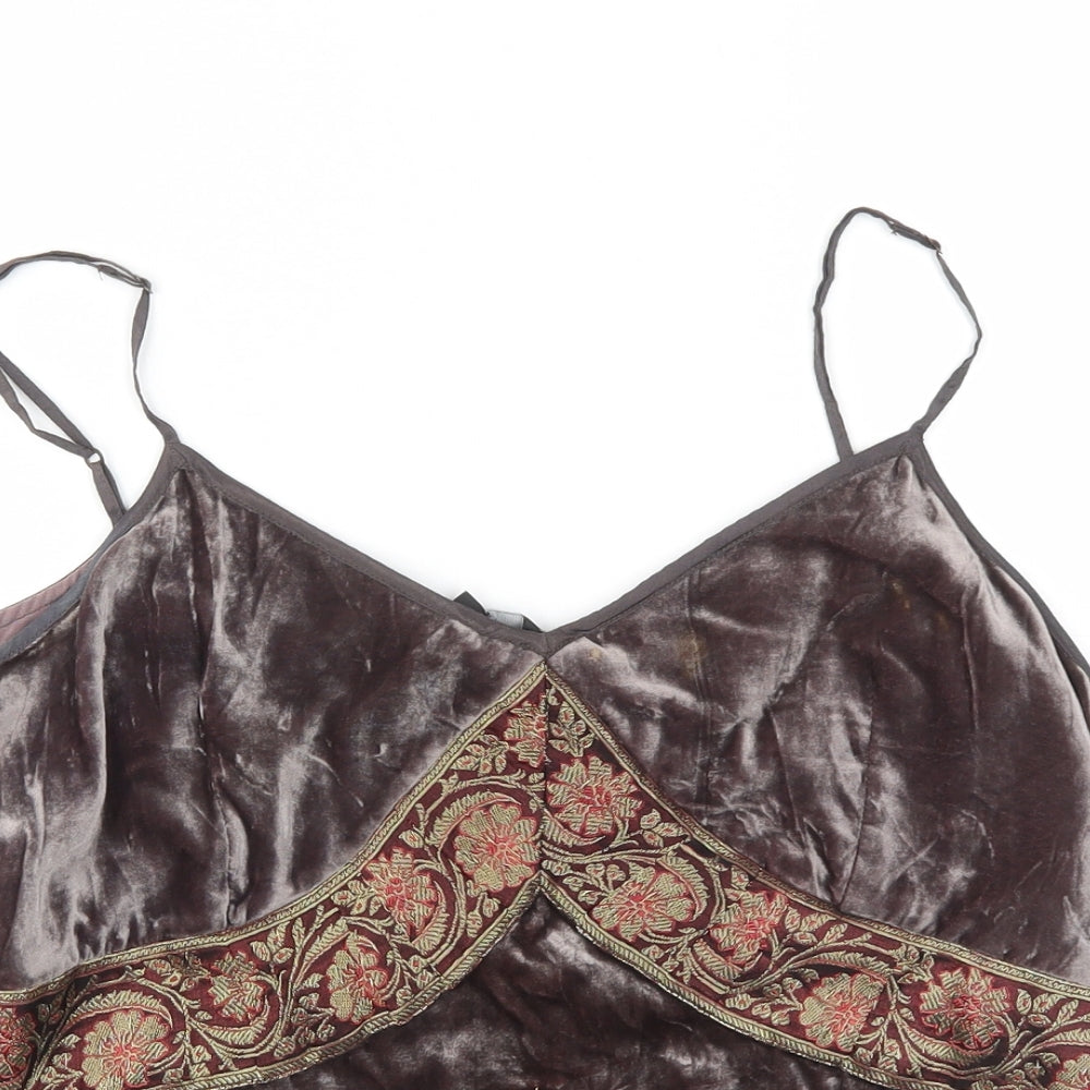 EAST Womens Brown   Basic T-Shirt Size 12