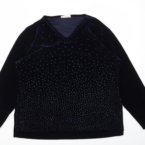 YOUR SENSE Womens Blue   Pullover Jumper Size L