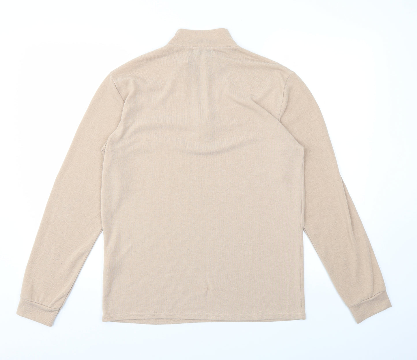 BOOHOO MAN Mens Beige   Pullover Sweatshirt Size M