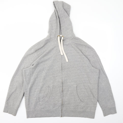 George Mens Grey   Full Zip Hoodie Size XL