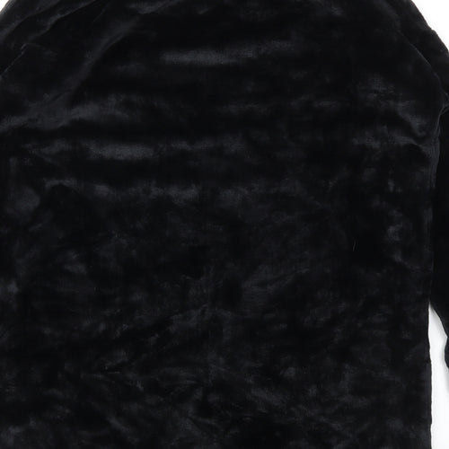 M&S Womens Black Animal Print  Top Gown Size 10