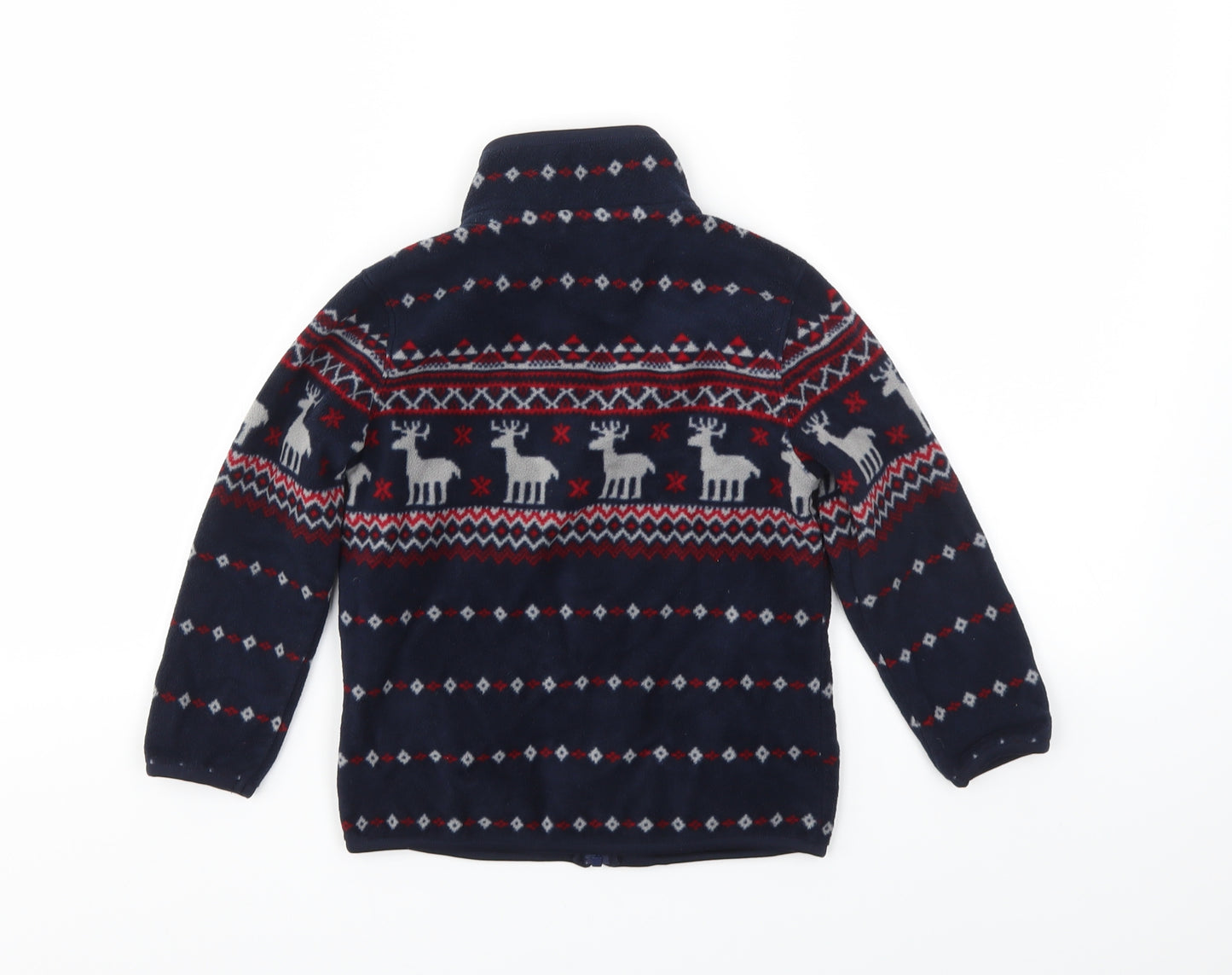 Uniqlo Boys Multicoloured Animal Print  Full Zip Jumper Size 3-4 Years