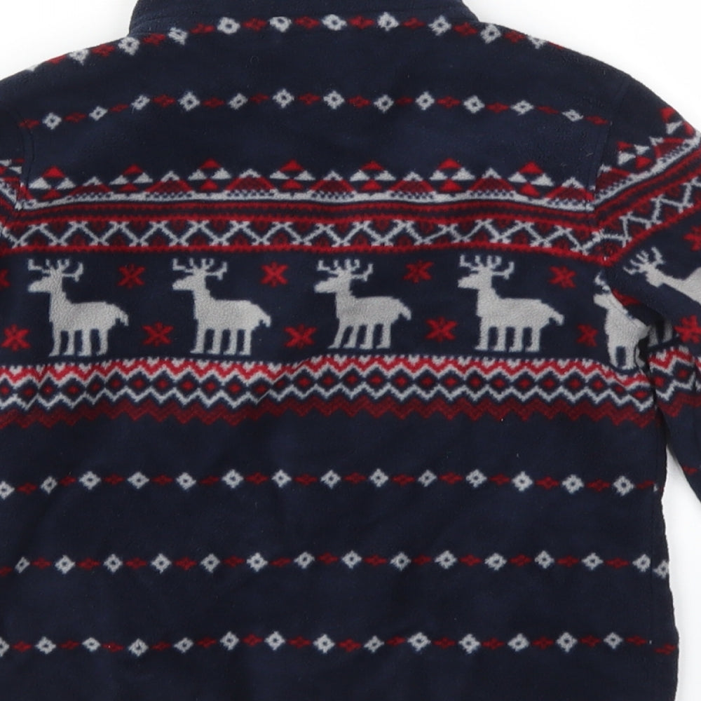 Uniqlo Boys Multicoloured Animal Print  Full Zip Jumper Size 3-4 Years