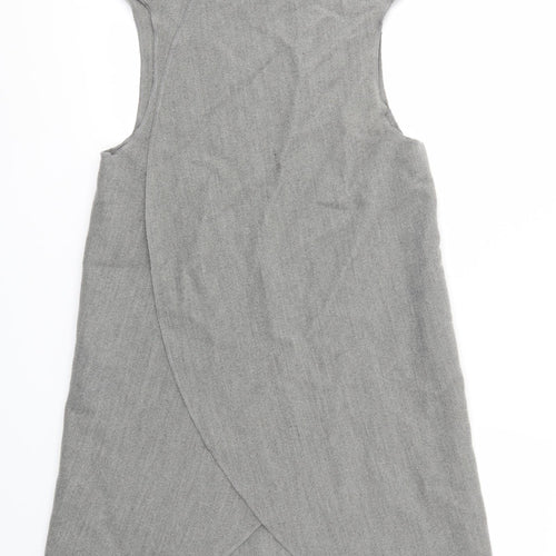 New Look Womens Grey   Overcoat Jacket Size M