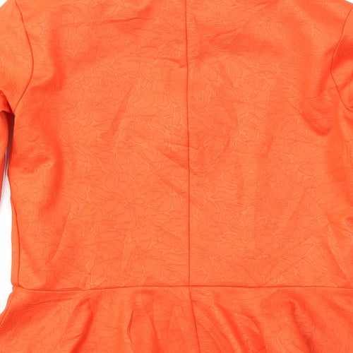 River Island Womens Orange   Jacket  Size 8