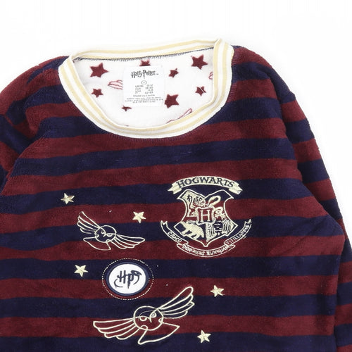 Primark Girls Multicoloured Striped  Top Pyjama Top Size S