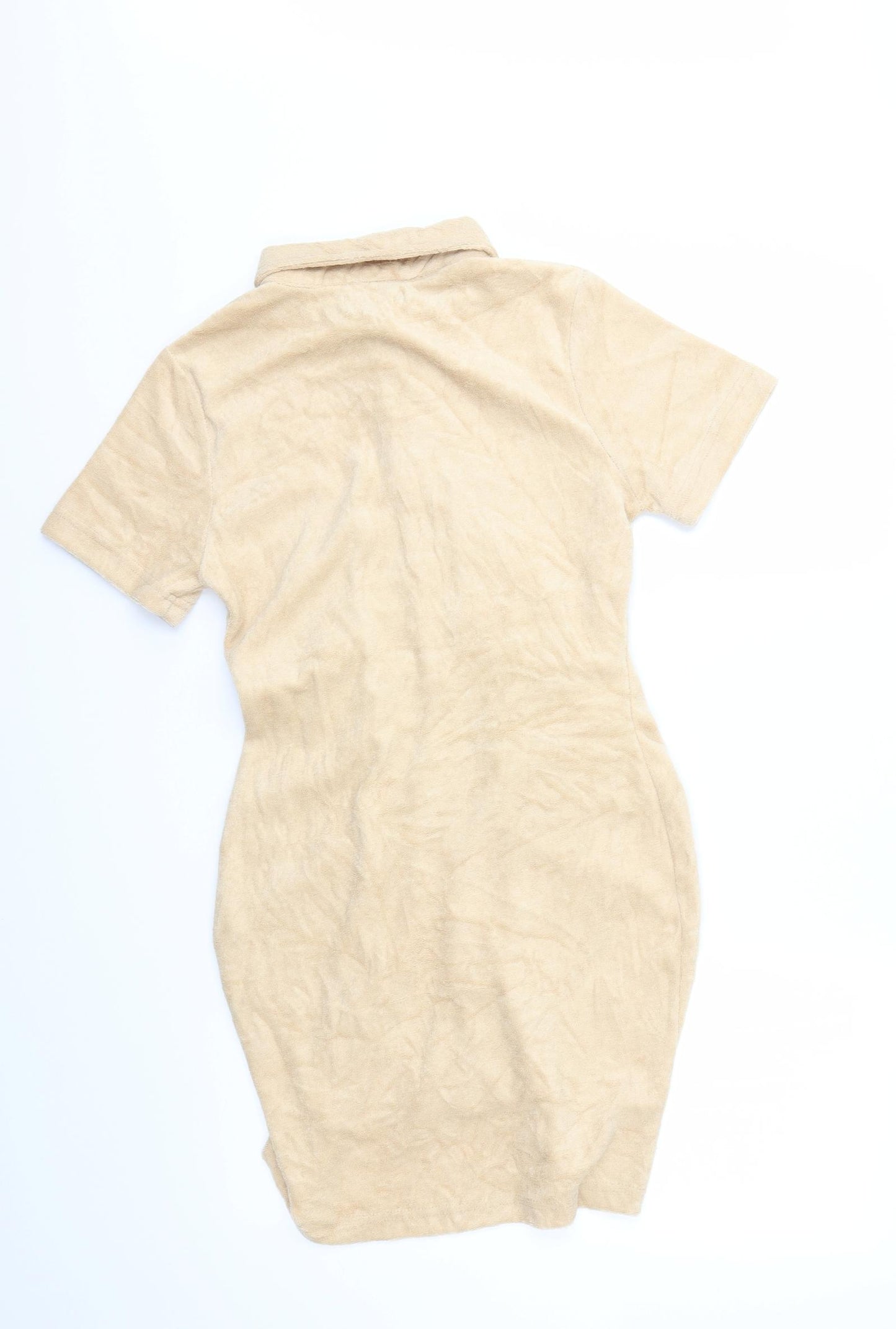 Pretty Little Thing  Womens Beige   Fit & Flare  Size 10