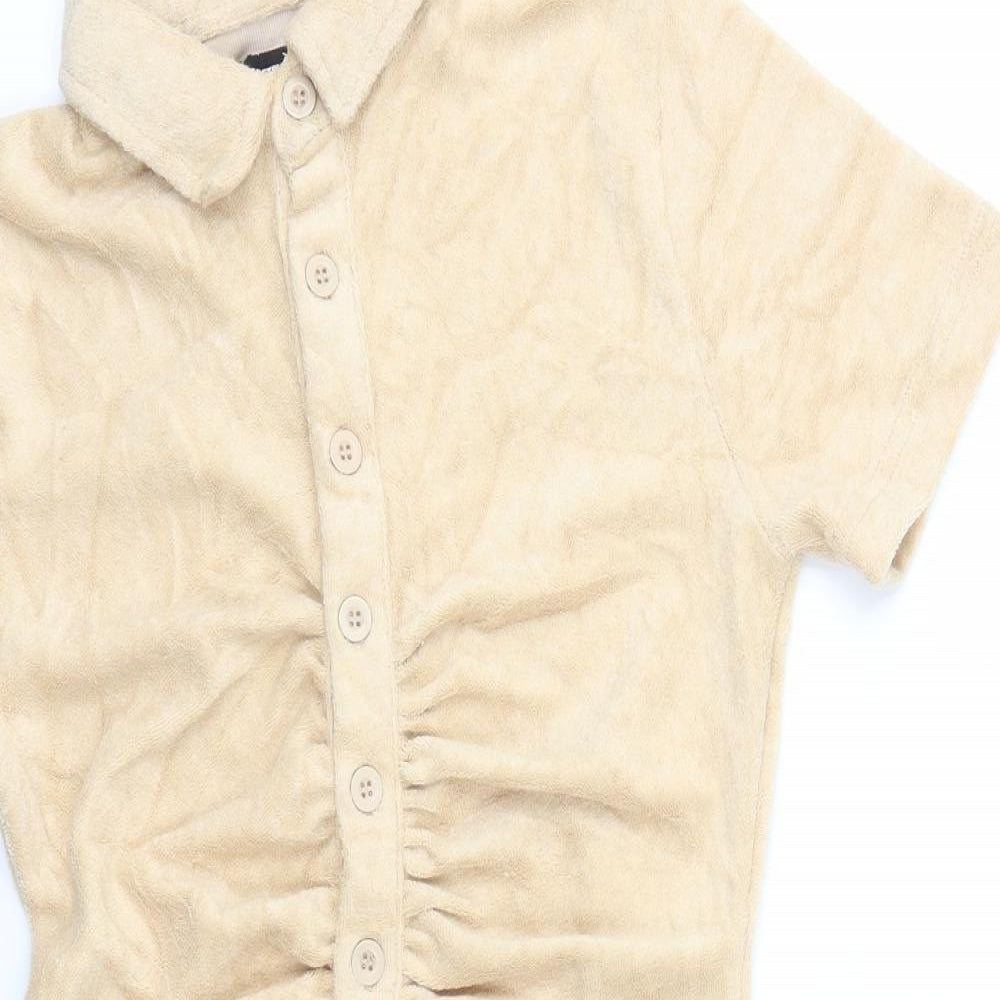Pretty Little Thing  Womens Beige   Fit & Flare  Size 10