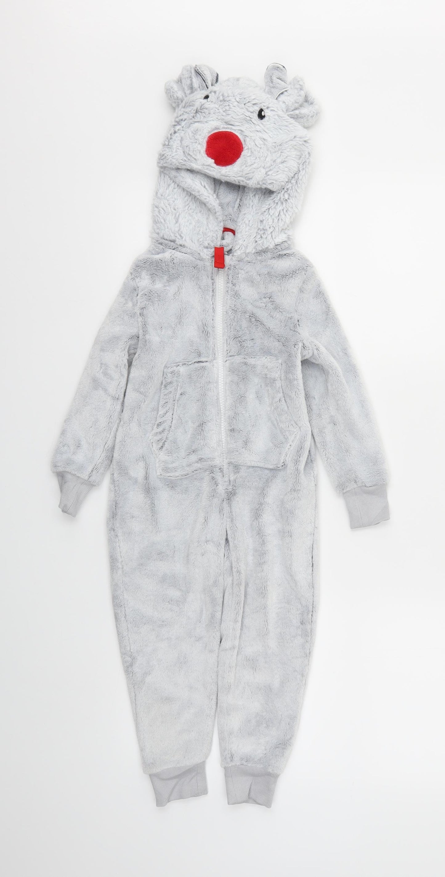Debenhams Boys Grey Animal Print   Bodysuit Size 2-3 Years