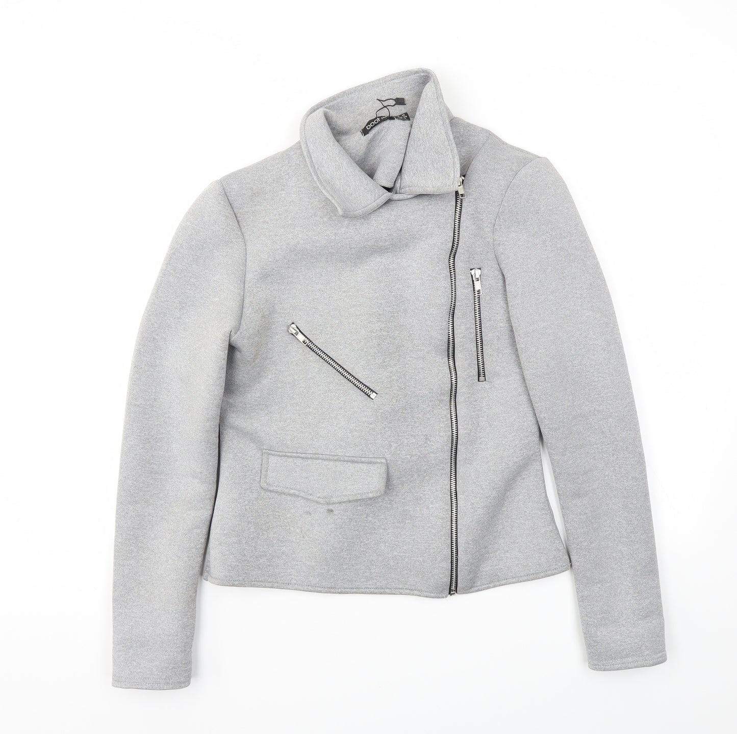 Boohoo Womens Grey   Jacket  Size 10
