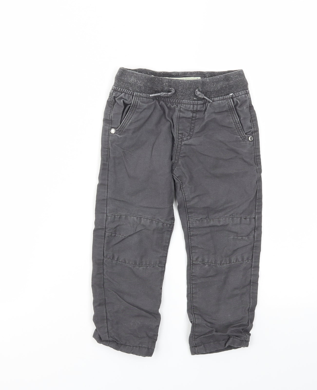 DENIM &CO Boys Grey   Capri Trousers Size 2-3 Years