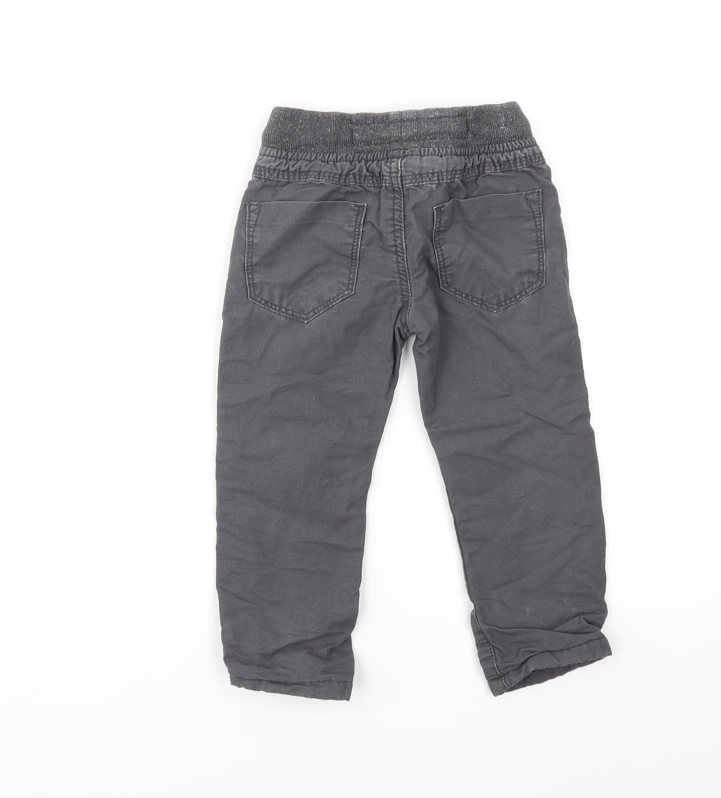 DENIM &CO Boys Grey   Capri Trousers Size 2-3 Years