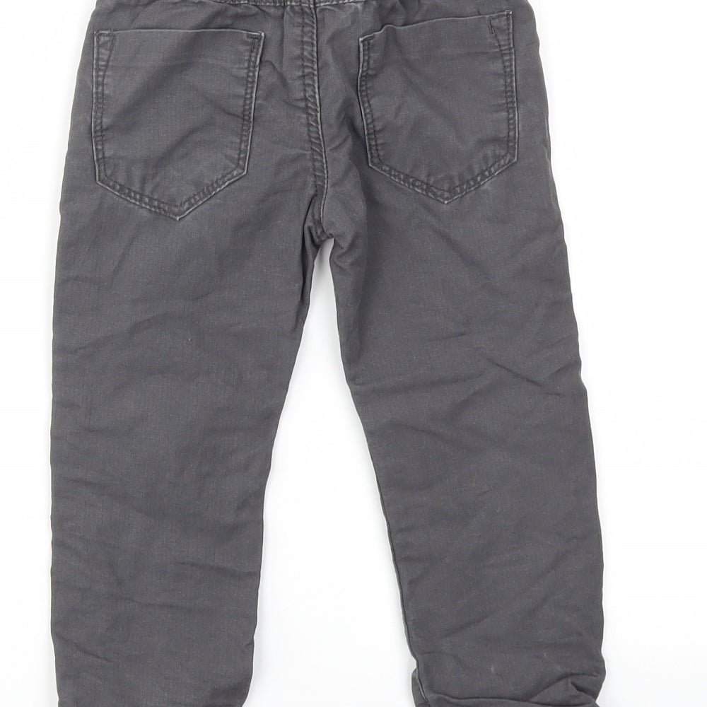 DENIM &CO Boys Grey   Capri Trousers Size 2-3 Years