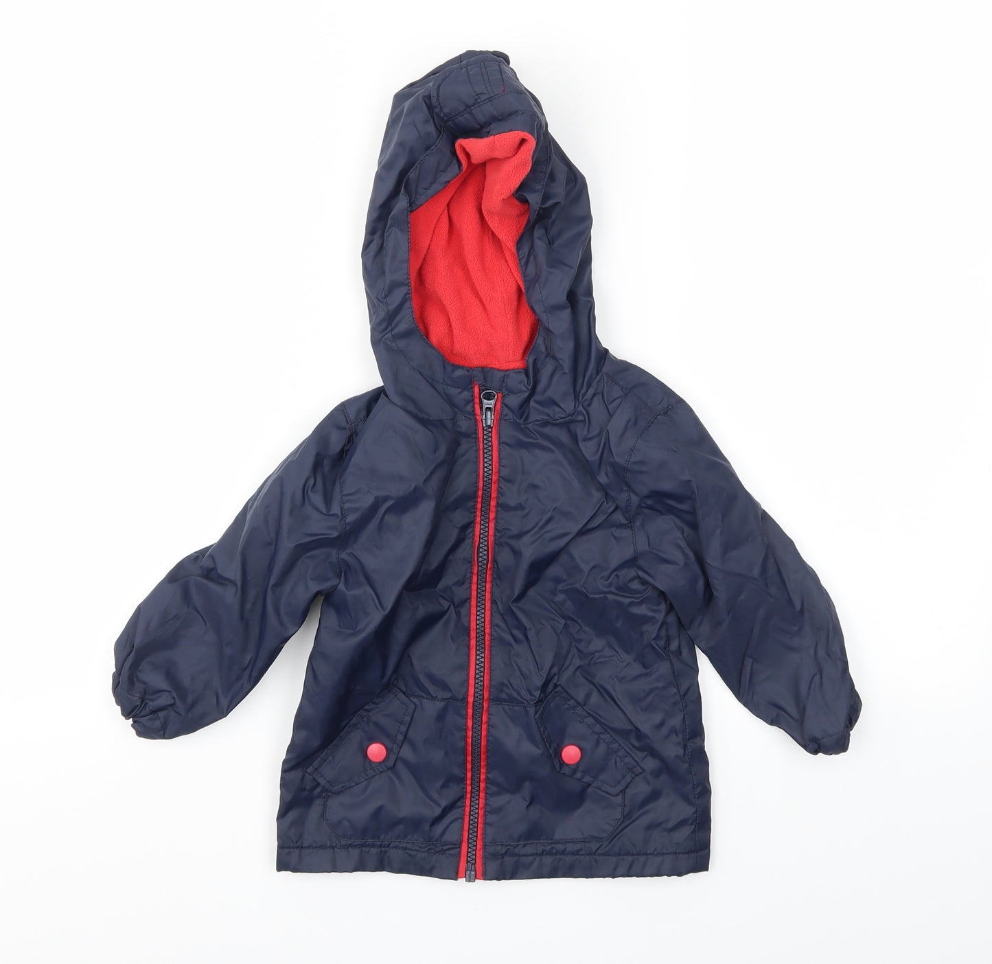 Rebel Boys Blue   Basic Coat Coat Size 12-18 Months