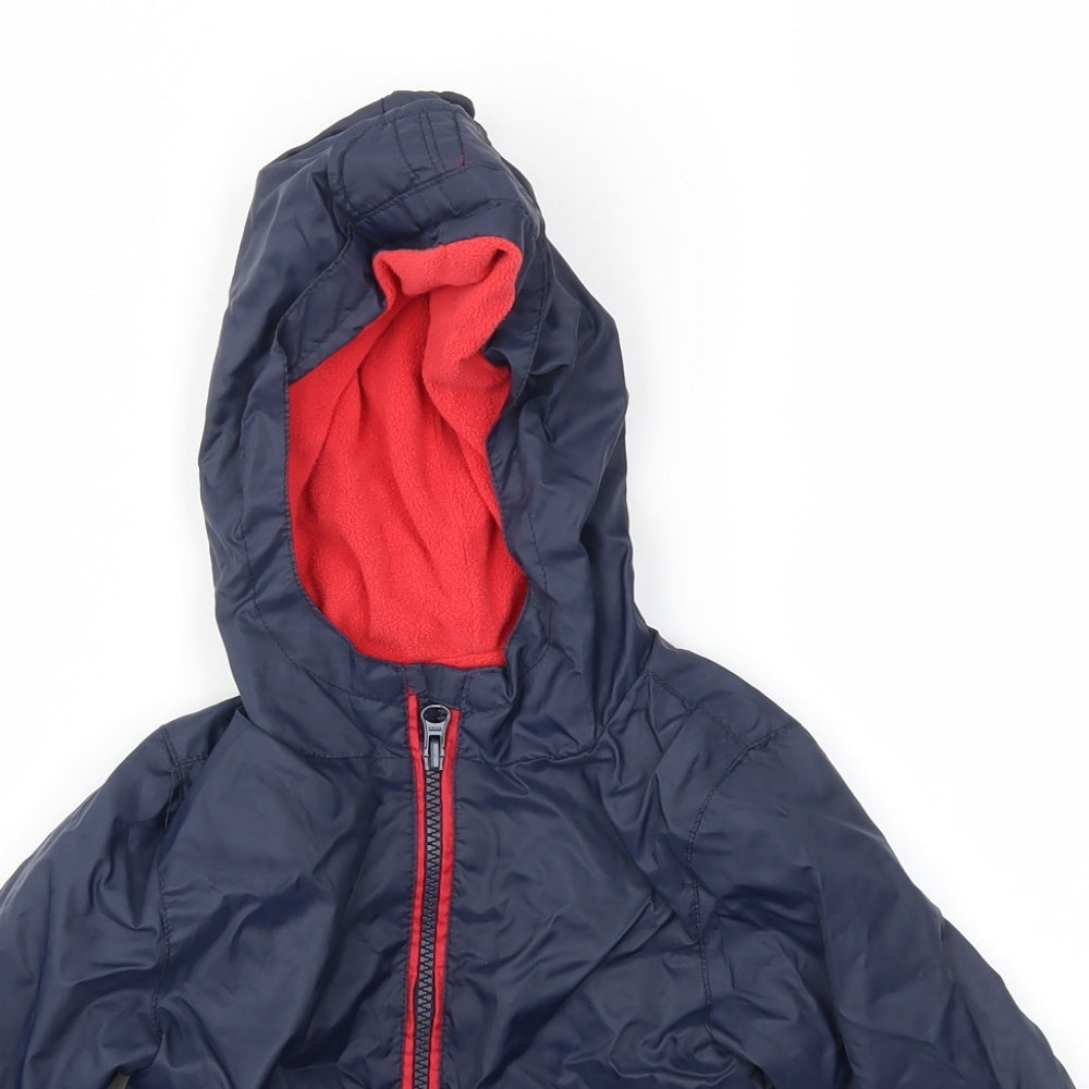Rebel Boys Blue   Basic Coat Coat Size 12-18 Months