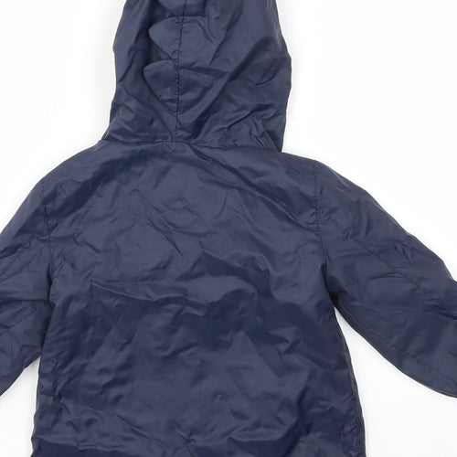 Rebel Boys Blue   Basic Coat Coat Size 12-18 Months